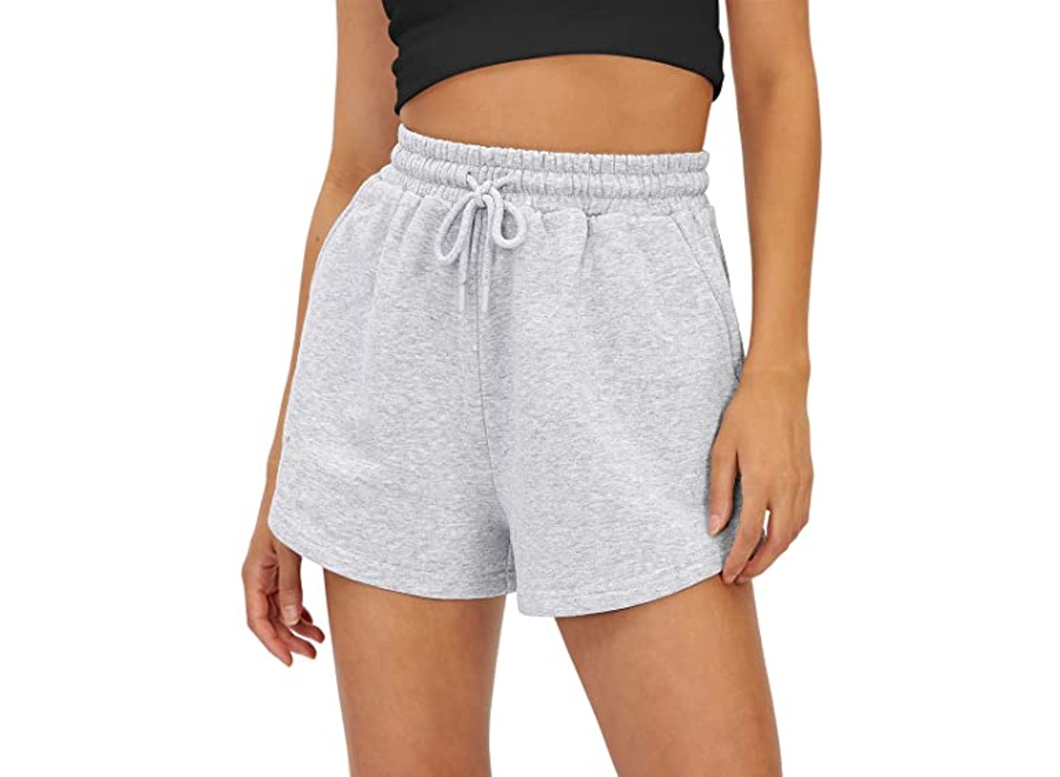 The sweat shorts that give you Kendall Jenner's iconic look. (Source: Amazon)