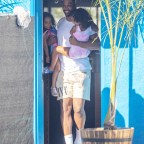 *EXCLUSIVE* Tristan Thompson picks up daughter True and Chicago West from dance class after Father's Day
