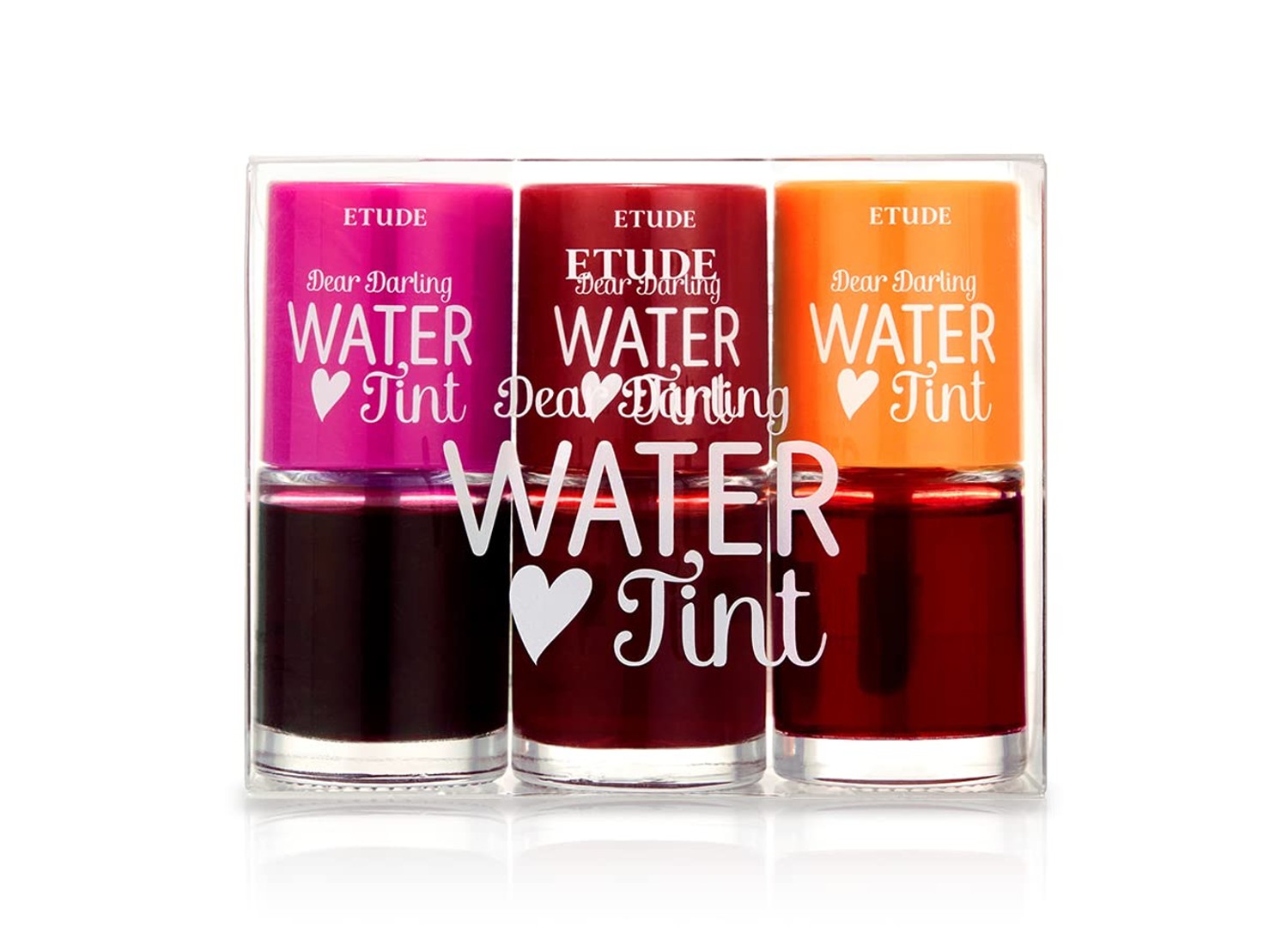 A tri-pack of Etude Dear Darling Water Tints.