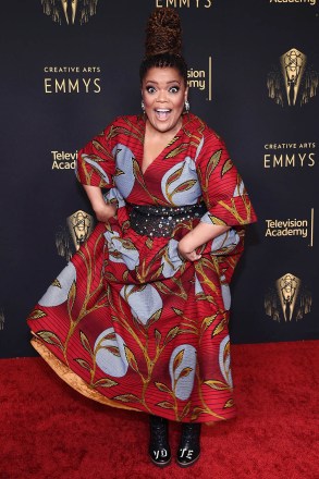 Yvette Nicole Brown at the Media Center during the third ceremony of the Television Academy's 2021 Creative Arts Emmy Awards, in Los Angeles
2021 Creative Arts Emmy Awards - Media Center - Day Two, Show Two, Los Angeles, United States - 12 Sep 2021