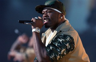 50 cent
THE BRIT AWARDS, EARLS COURT, LONDON, BRITAIN - 17 FEB 2004