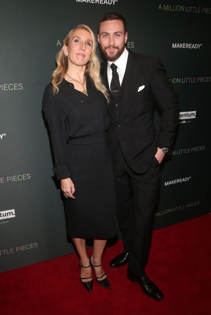 Aaron & Sam Taylor-Johnson At The Premiere Of ‘A Million Little Pieces’