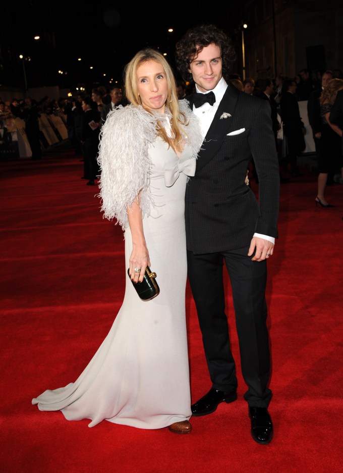 Aaron & Sam Taylor-Johnson At The Premiere Of ‘Skyfall’