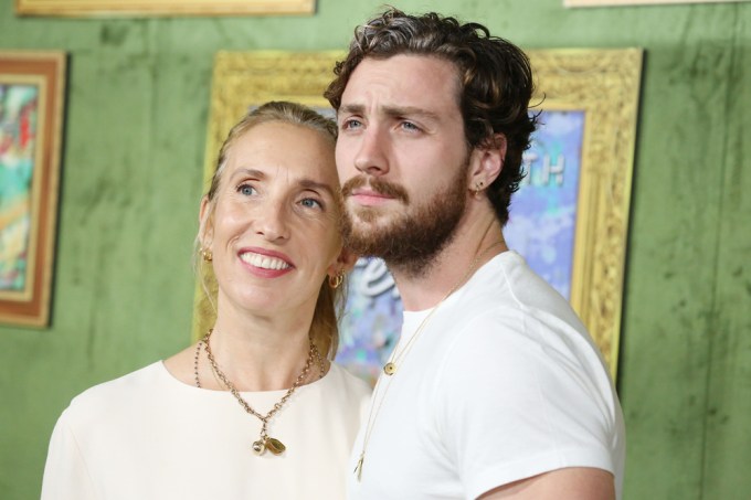 Aaron & Sam Taylor-Johnson In At The Premiere Of ‘My Dinner with Herve’