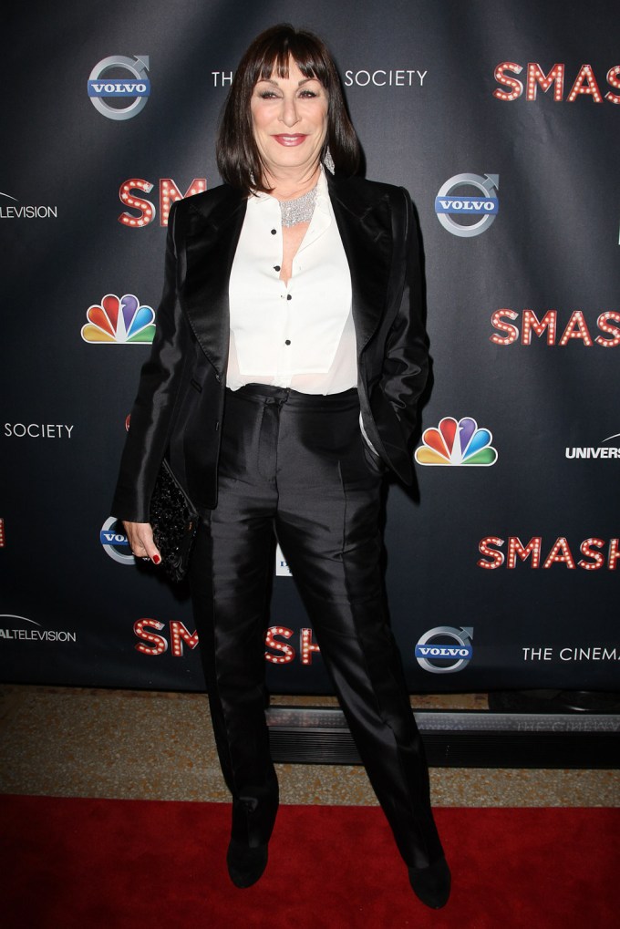 Anjelica Huston At The Premiere Of ‘Smash’