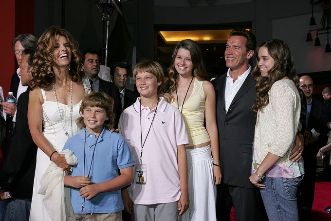 Arnold Schwarzenegger & His Family