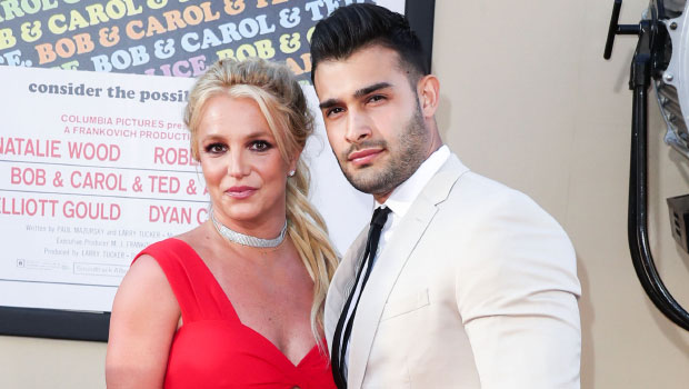 Britney Spears Rocks Daisy Dukes & Snuggles With Sam Asghari 1 Month ...