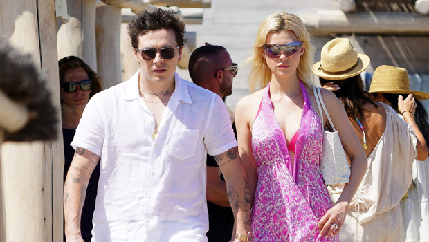Brooklyn Beckham and Nicola Peltz Wear Matching White Looks in Saint-Tropez