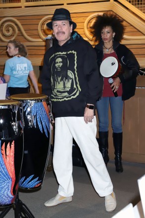 Carlos Santana and Cindy Blackman-Santana
Carlos Santana visits Discovery Children's Museum, Las Vegas, USA - 29 Oct 2019