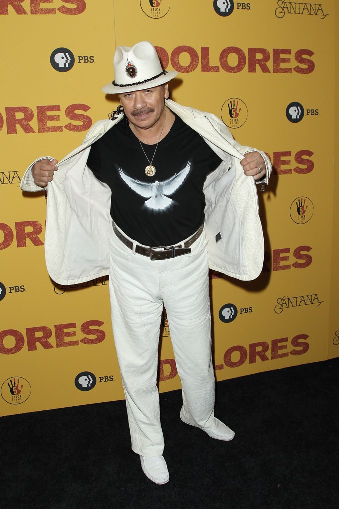 Carlos Santana At The Premiere Of ‘Dolores’