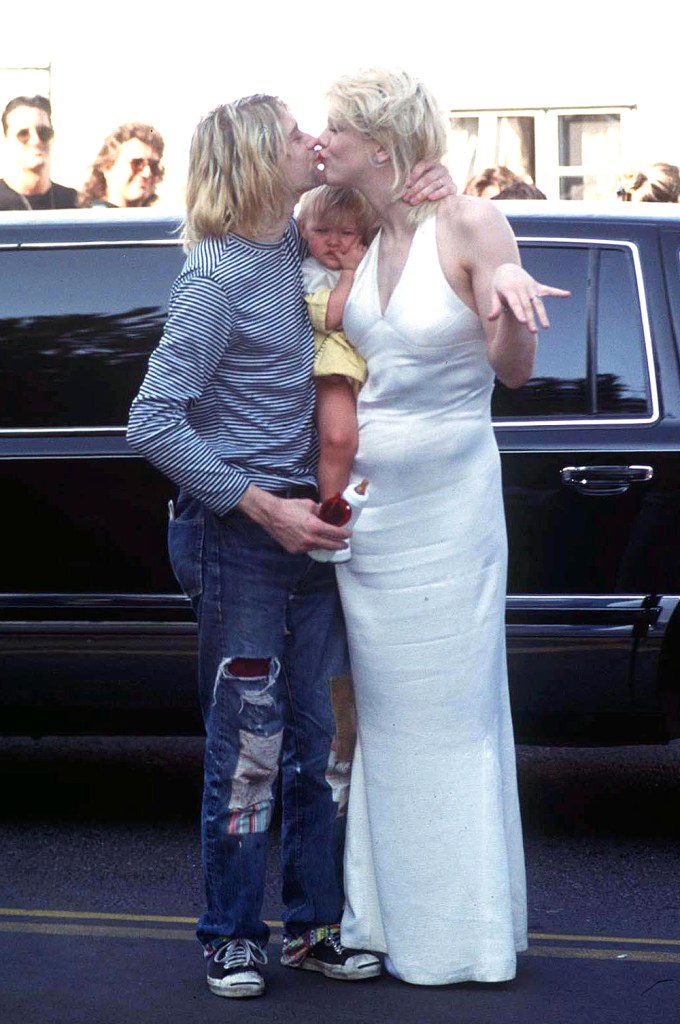 Kurt Cobain & Courtney Love In 1993