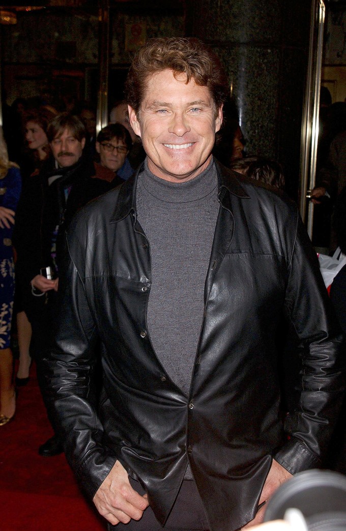 David Hasselhoff At The Opening Of ‘The Color Purple’