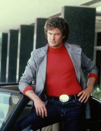 For editorial use only.  No book cover use.  Mandatory Credit: Photo by Universal Tv/Kobal/Shutterstock (5883912c) David Hasselhoff Knight Rider - 1982-1986 Universal TV USA Television
