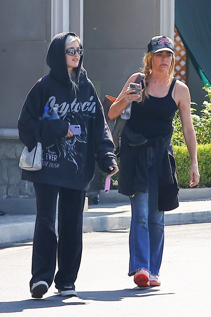 Sami Sheen drives mom Denise Richards to lunch in Calabasas