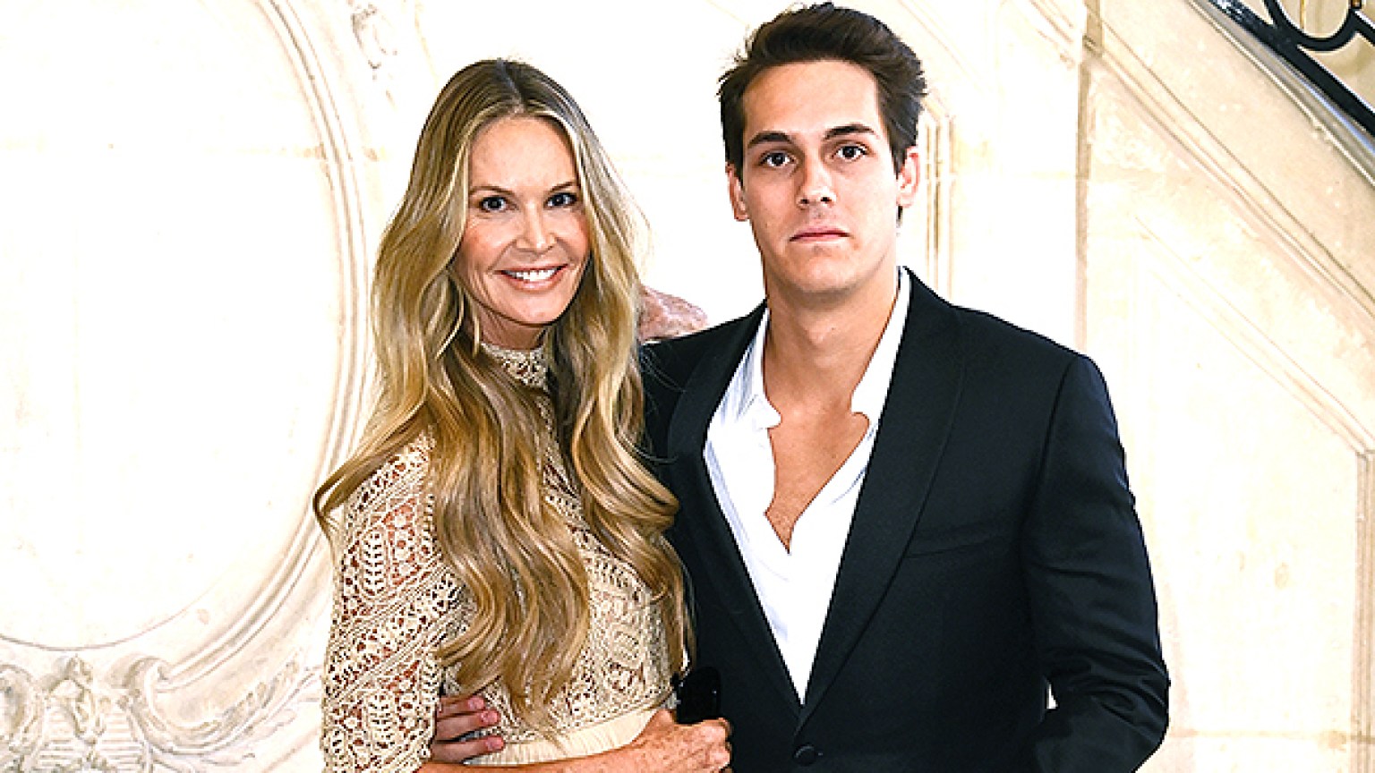 Elle Macpherson & Son Flynn Attend Dior Show: Photos – Hollywood Life