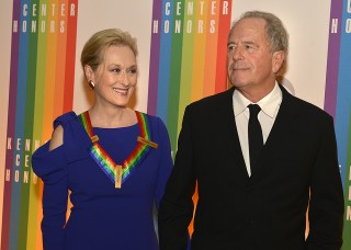 Actress Meryl Streep, a past Honoree (L) and her husband Don Gummer pose for photographers on the red carpet as they arrive for an evening of gala entertainment at the Kennedy Center, December 7, 2014, in Washington, DC. The Kennedy Center Honors are bestowed annually on five artists for their lifetime achievement in the arts and culture.Actress Meryl Streep and husband Don Gummer arrive for Kennedy Center Honors Gala in Washington DC, District of Columbia, United States - 07 Dec 2014