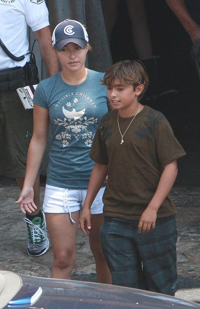 Hayden Panettiere & Brother Out To Lunch