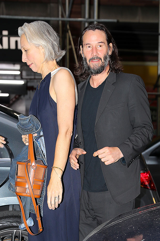 Alexandra Grant and Keanu Reeves in NYC