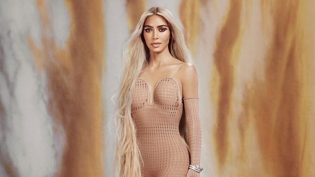 Kim Kardashian Poses Nearly Naked, Covered In Blonde, Rapunzel-Length Braids On ‘Allure’ Cover