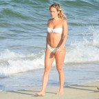 Kristin Cavallari  Strapless White Bikini MEGA