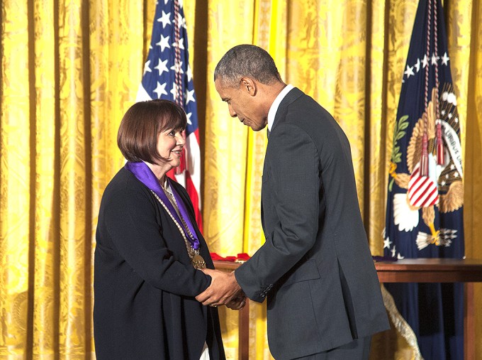 Linda Ronstadt Recieves The National Medal Of Arts & Humanities Award