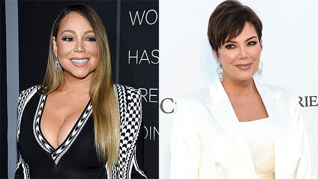 Mariah Carey Wears Crop Top Under Open Robe With Kris Jenner At D&G Party: Photo