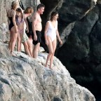 EXCLUSIVE: Stranger Things star, Maya Hawke seen jumping into the sea in St Barts