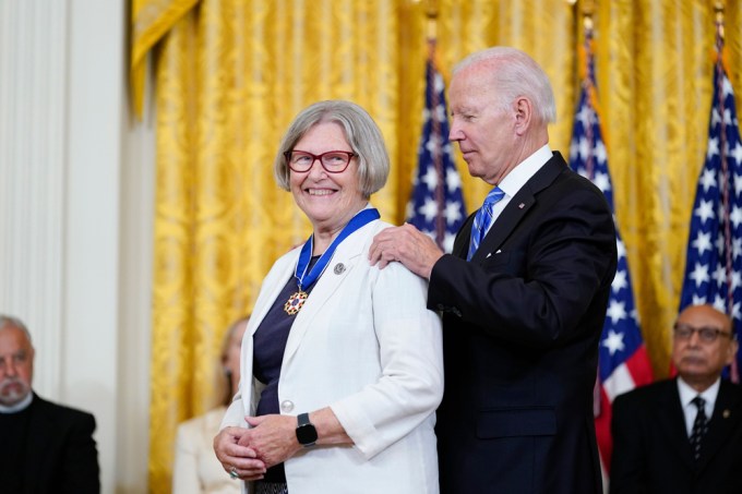Sister Simone Campbell Receives The Medal Of Freedom