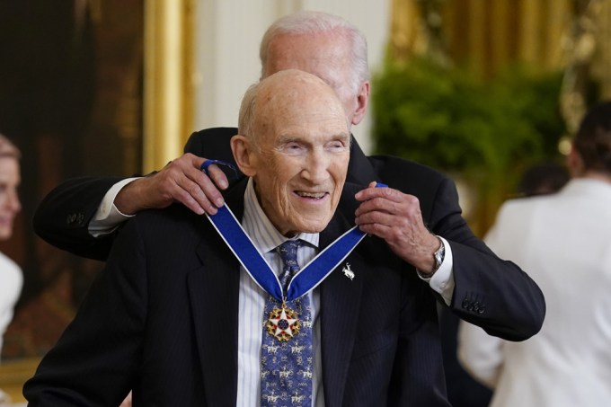 Alan Simpson Receives The Medal Of Freedom
