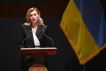 First Lady of Ukraine Olena Zelenska gives an address to members of the United States Congress on Capitol Hill in Washington, DC, on July 20, 2022. First Lady of Ukraine Olena Zelenska Addresses United States Congress, Washington, District of Columbia - 20 Jul 2022