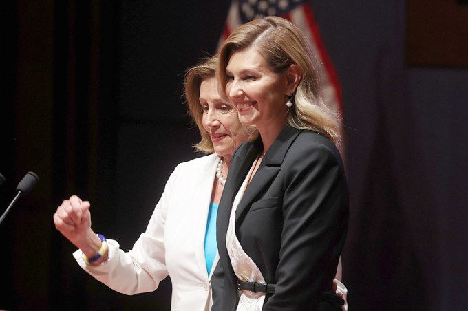 First Lady Olena Zelenska & Nancy Pelosi In Congress