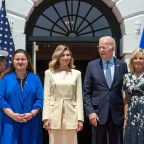 First Lady of Ukraine to White House, Washington, USA - 19 Jul 2022