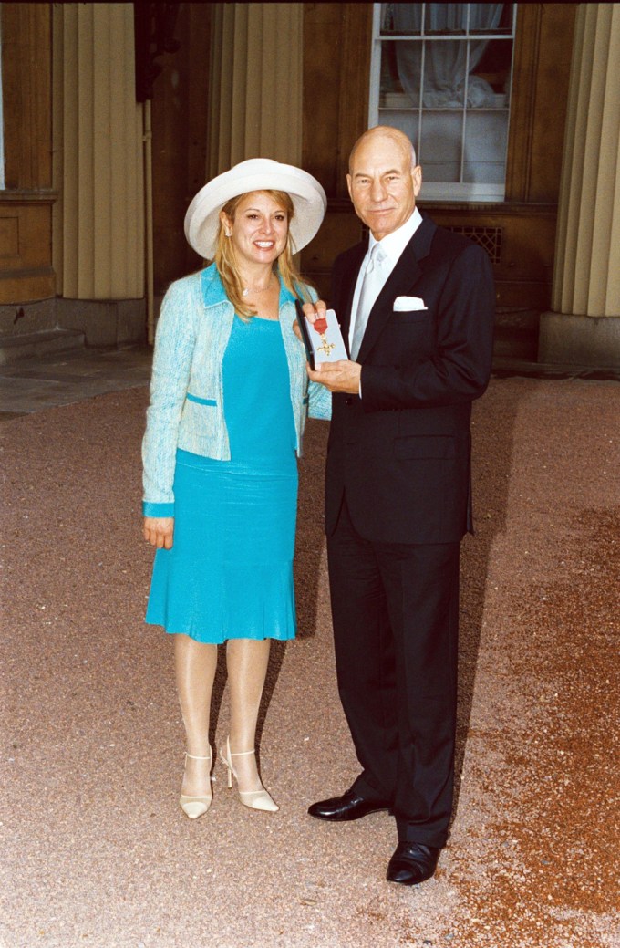 Patrick Stewart & Wife In 2001