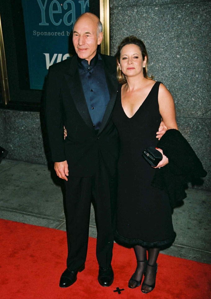 Patrick Stewart & Wendy Neuss In 1998