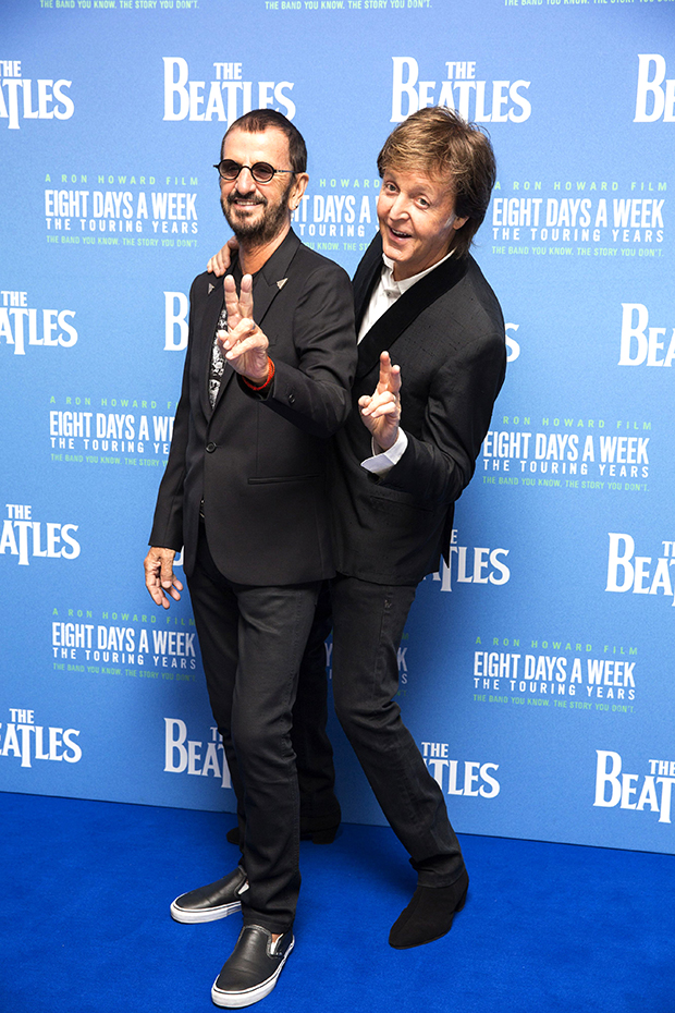 Ringo Starr and Paul McCartney