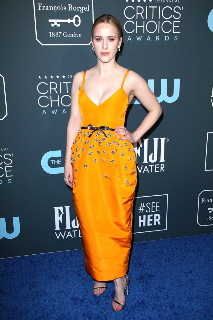 Rachel Brosnahan At The 2020 Critics’ Choice Awards