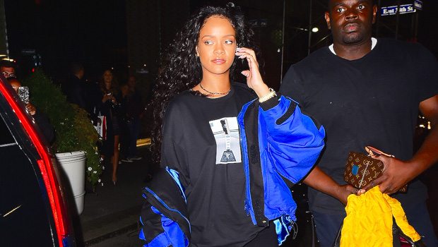 Rihanna Rocks Leggings & High Heels In Paris – Hollywood Life