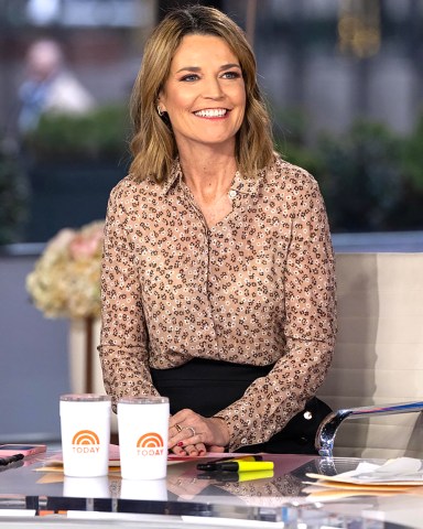 TODAY -- Pictured: Savannah Guthrie on Thursday, February 9, 2023 -- (Photo by: Nathan Congleton/NBC)