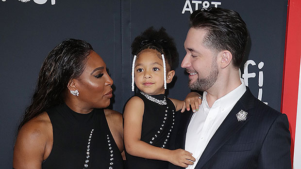 Serena William's Daughter Olympia Enjoys Tea With Her Dad In Pic