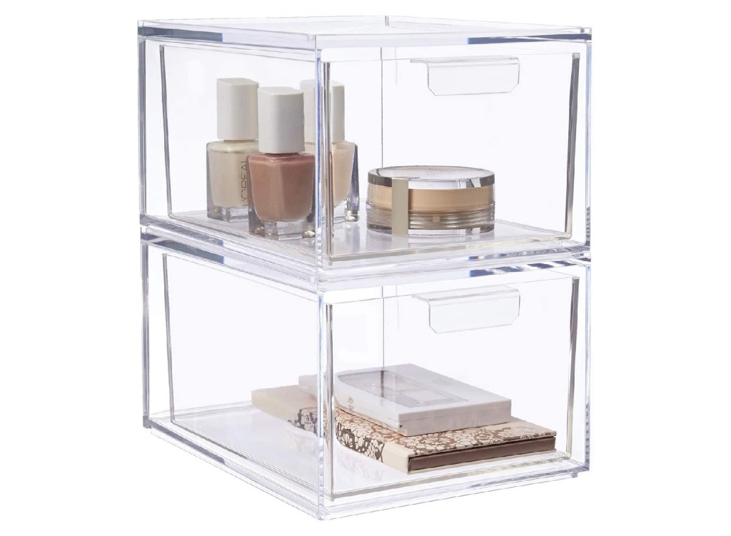 Clear shelves