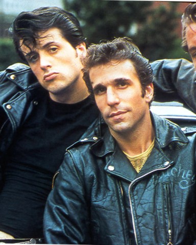 Editorial use only. No book cover usage.
Mandatory Credit: Photo by Moviestore/Shutterstock (1575018a)
Lords Of Flatbush,  Sylvester Stallone,  Henry Winkler,  Paul Mace,  Perry King
Film and Television