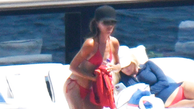 Victoria Beckhamâ€™s Red String Bikini In Italy: Photos â€“ Hollywood Life