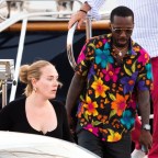 Adele and boyfriend Rich Paul relax aboard a yacht with friends during their summer getaway in Sardinia