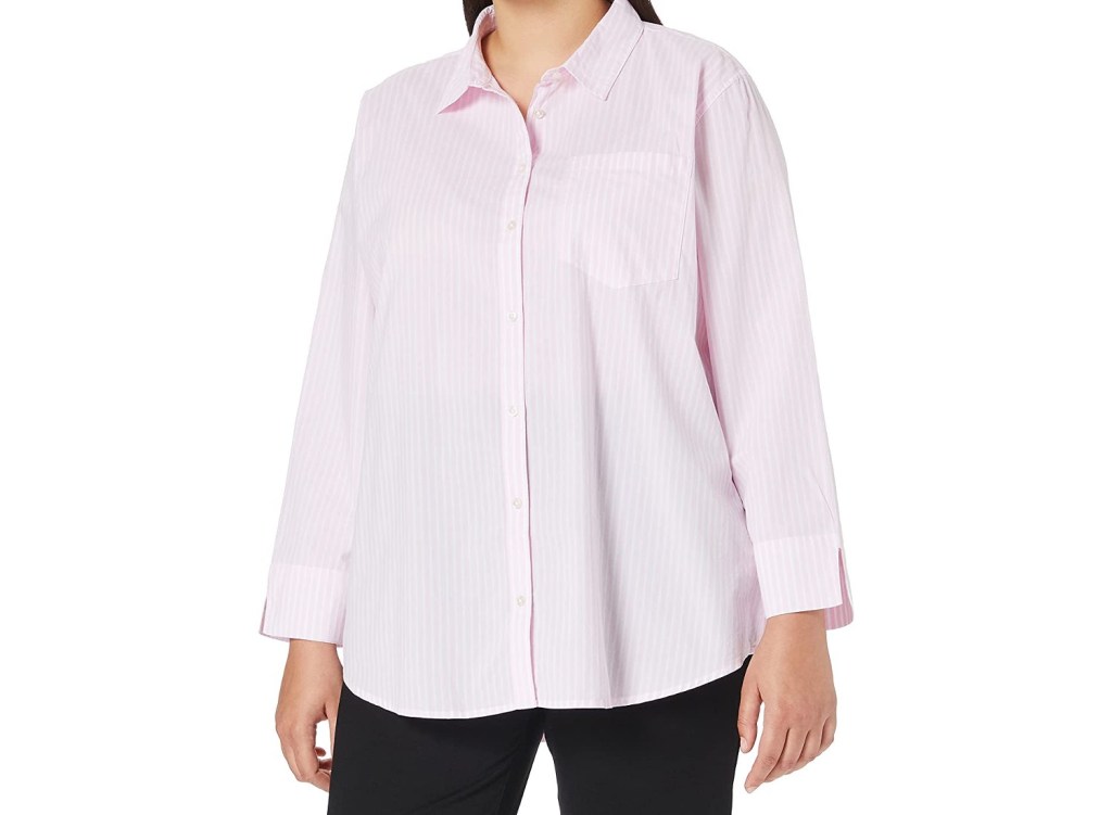 Amazon Essential poplin button-up shirt