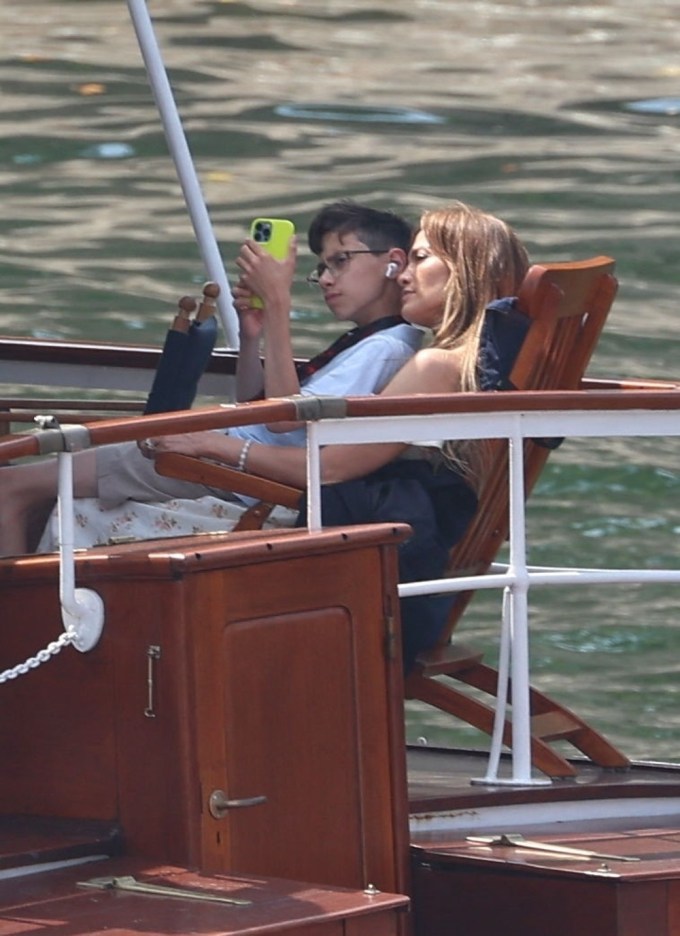 Jennifer Lopez & Max Boat