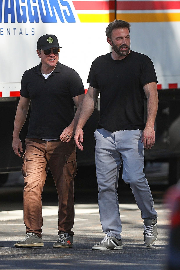 Ben Affleck And Matt Damon Reunite On Set Of Nike Biopic Photo 5835