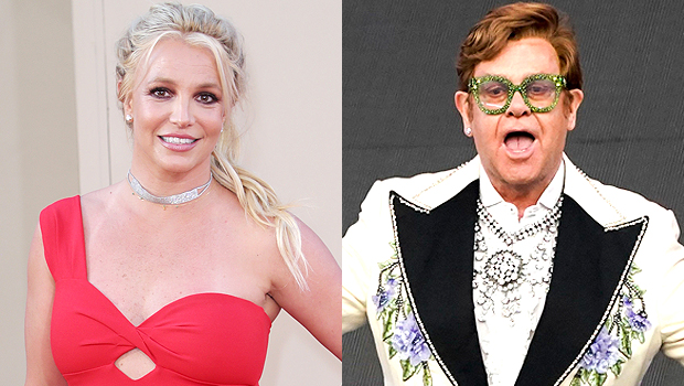 Britney Spears and Elton John 
