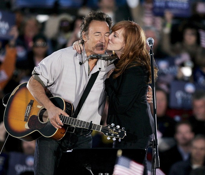 Bruce Springsteen & Patti Scialfa In 2008