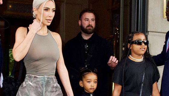 Kim Kardashian, North and Chicago West