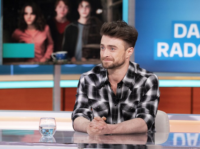 Daniel Radcliffe At A 2022 ‘Good Morning Britain’ Filming